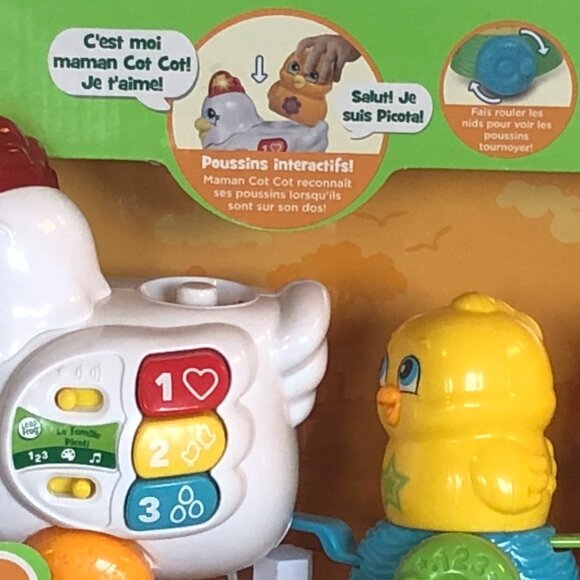 Leapfrog Learn and Roll Chickens (French Version) For Age 12 Months New in Box - Picture 12 of 16